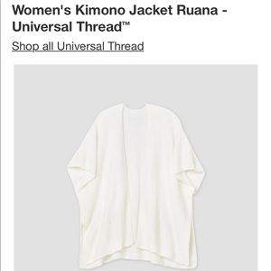 Universal thread knit kimono